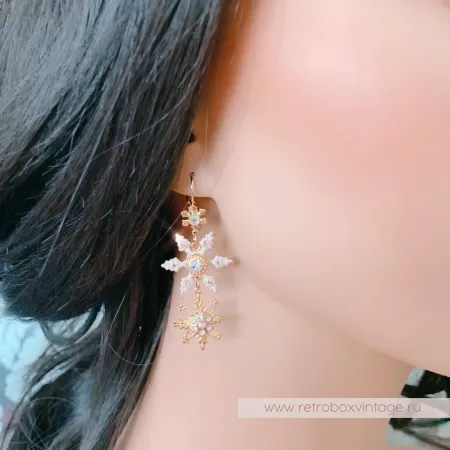 KIRKS FOLLY Брошь и серьги «Метелица»