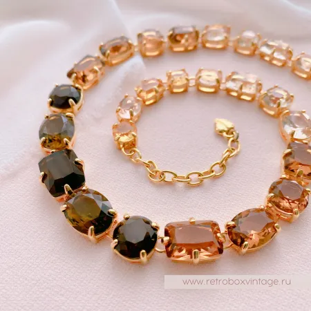 CAROLEE Ожерелье «Кристальная амбра»