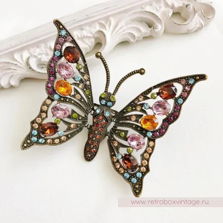 HEIDI DAUS Брошь «Трепещущая бабочка»