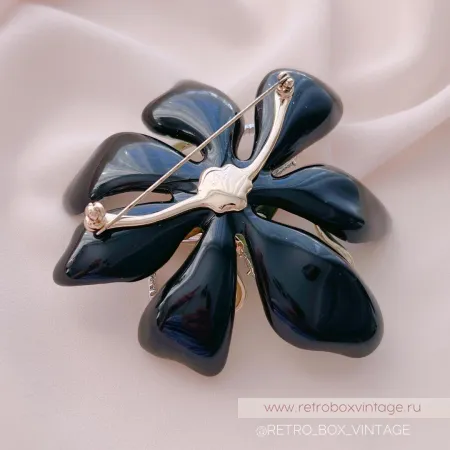 ALEXIS BITTAR Брошь «Цветик-семицветик с лунным камнем»