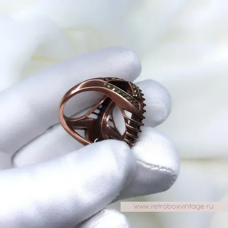 KIRKS FOLLY Кольцо «Лунная нимфа: хамелеон фуксия»