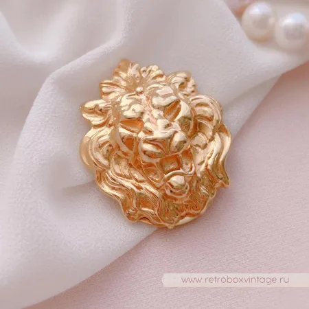 ANNE KLEIN Клип для платка «Король-лев»