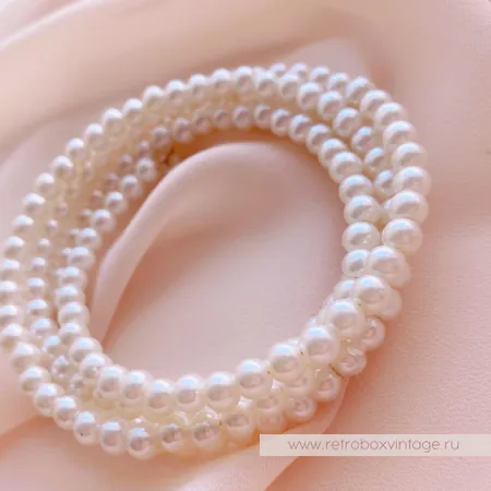 CAROLEE Браслет-спираль "Жемчужная грация"