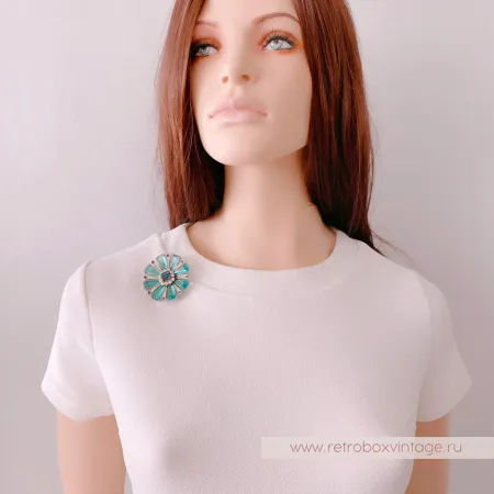 CAROLEE Брошь «Цвет моря»