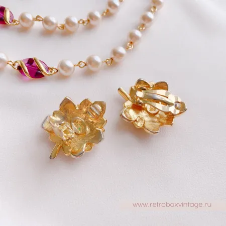 JOAN RIVERS Клипсы «Цветные листочки»