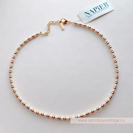 NAPIER Ожерелье-бусы «Сама скромность»