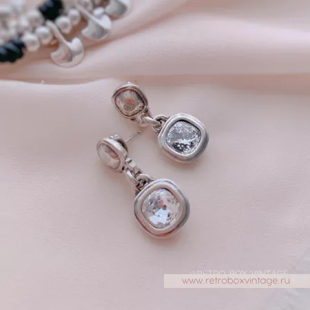 CICLON Серьги «Хрустальная классика»