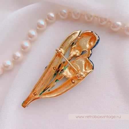 MFA Брошь «Букет ирисов»