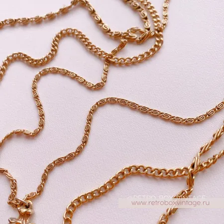 GOLDETTE Ожерелье «Афродита: изумрудная инталия»