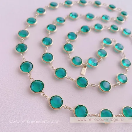 SWAROVSKI Нить безелей «Изумрудная мечта»