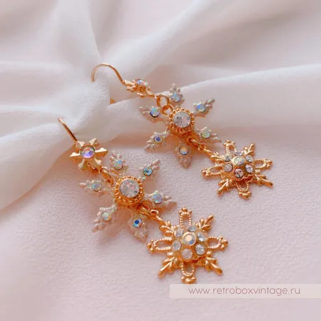 KIRKS FOLLY Брошь и серьги «Метелица»