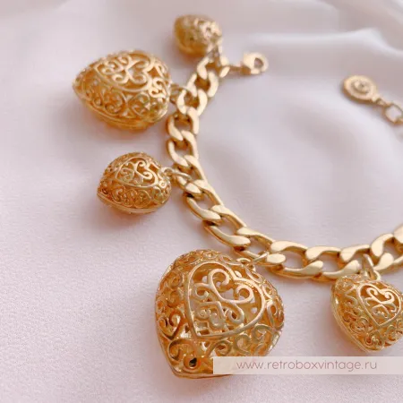 GRAZIANO Браслет «Семь кружевных сердец»