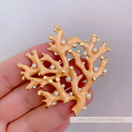 ST.JOHN Брошь «Кораллы»