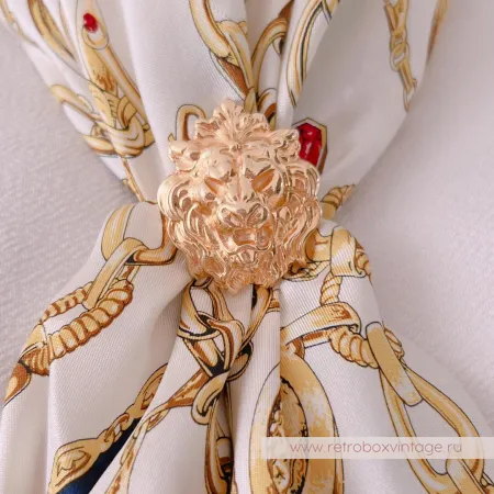 ANNE KLEIN Клип для платка «Король-лев»