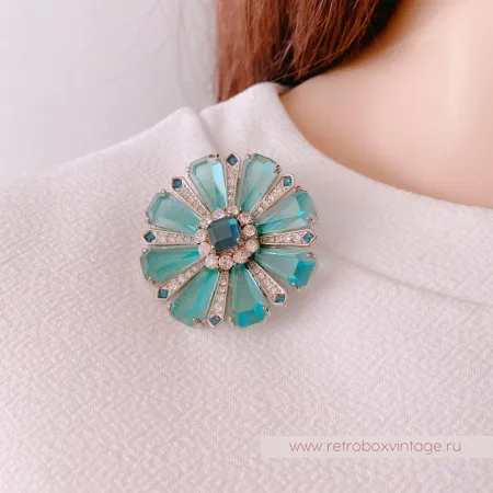 CAROLEE Брошь «Цвет моря»