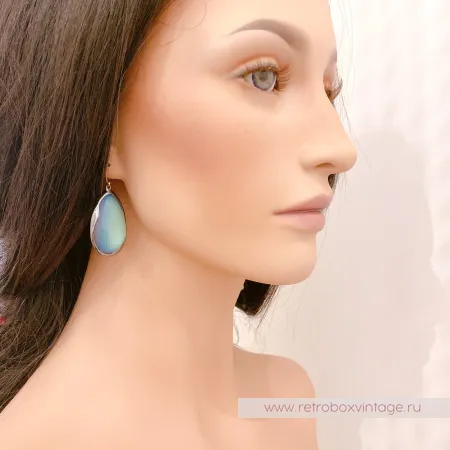 ALEXIS BITTAR Серьги "Новолуние: имперский люцит"