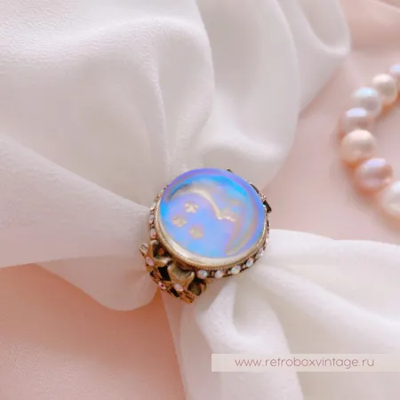 SWEET ROMANCE Кольцо «Лунная соната: бронза»