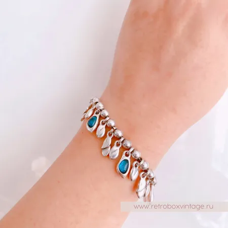 CICLON Браслет «Дыхание воды»  Calendula муранское стекло