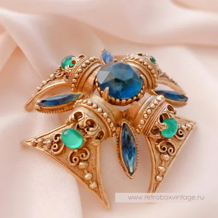 FLORENZA Брошь-кулон «Мальтийский крест»