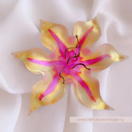 ALEXIS BITTAR Брошь «Цветок рассвета - лилия»