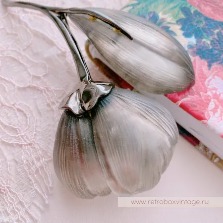 ALEXIS BITTAR Брошь "Пепельный тюльпан" Эксклюзив