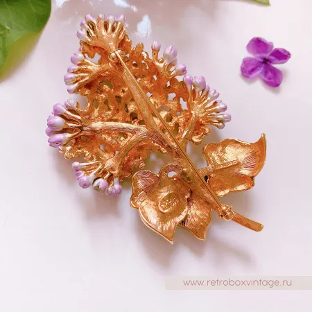 JOAN RIVERS Брошь «Персидская сирень»