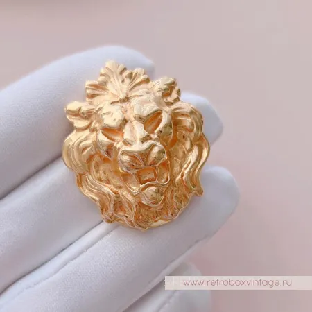 ANNE KLEIN Клип для платка «Король-лев»