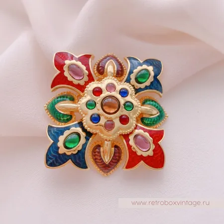 JOAN RIVERS Брошь «Шахерезада: мальтийский крест»