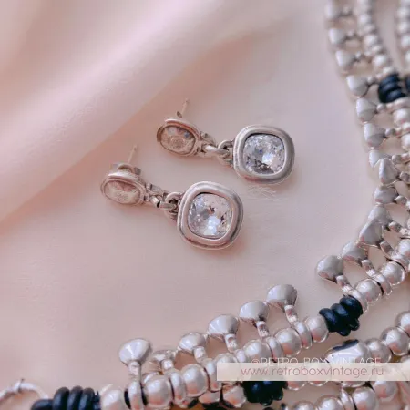 CICLON Серьги «Хрустальная классика»