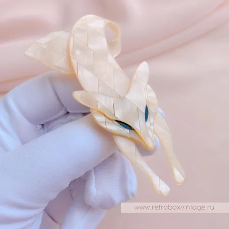 LEA STEIN / AGATHA PARIS Брошь «Сливочная лиса»