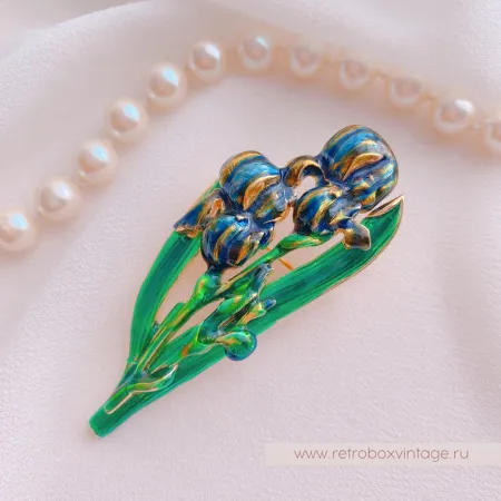 MFA Брошь «Букет ирисов»