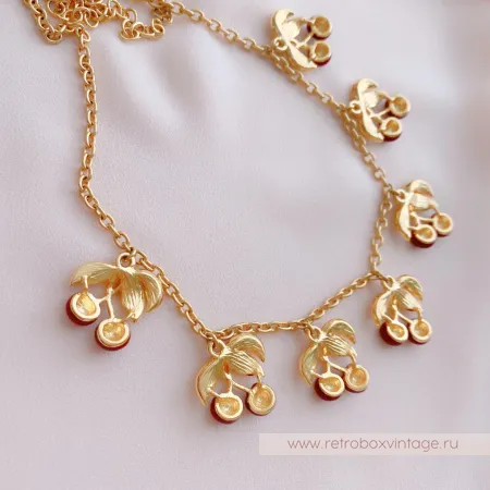 JOAN RIVERS Комплект «Спелая вишня» колье и серьги