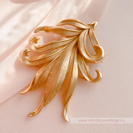 TRIFARI Брошь «Перо мифического феникса»