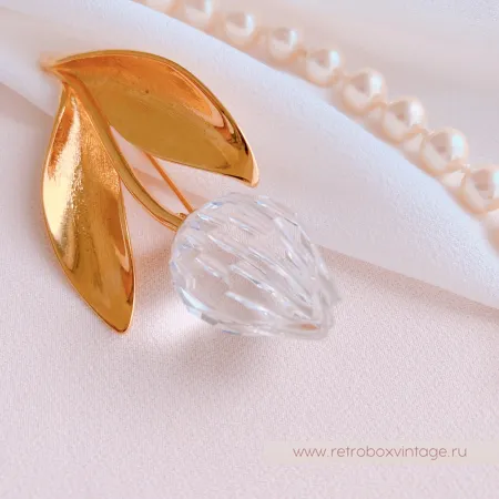 SWAROVSKI Брошь "Хрустальный тюльпан" Коллекция Crystal Memories