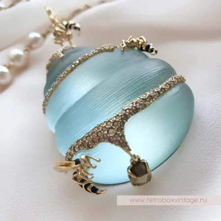 ALEXIS BITTAR Брошь «Мятный улей и дикие пчёлы»