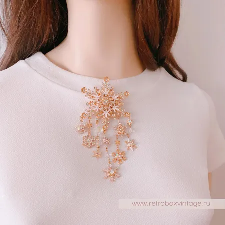 KIRKS FOLLY Брошь и серьги «Метелица»