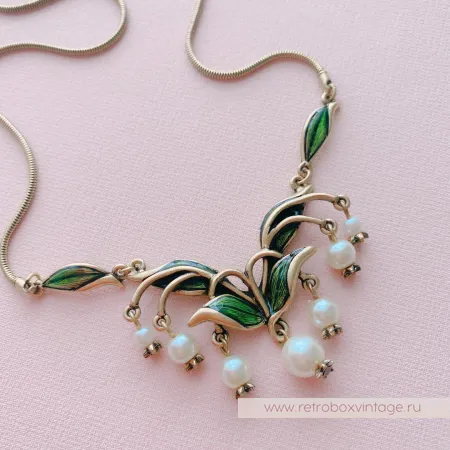 SWEET ROMANCE Колье «Жемчужные ландыши»