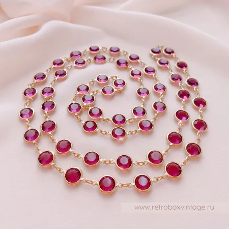 SWAROVSKI Нить безелей «Пурпурный соблазн»