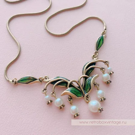 SWEET ROMANCE Колье «Жемчужные ландыши»
