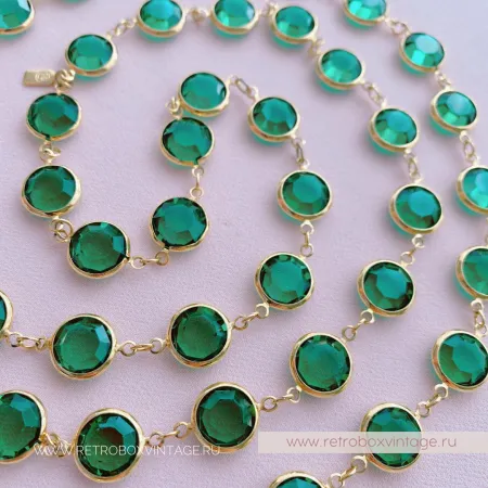 SWAROVSKI Нить безелей «Изумрудная мечта»