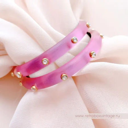 ALEXIS BITTAR Браслет "Яркие вспышки: нежная роза"
