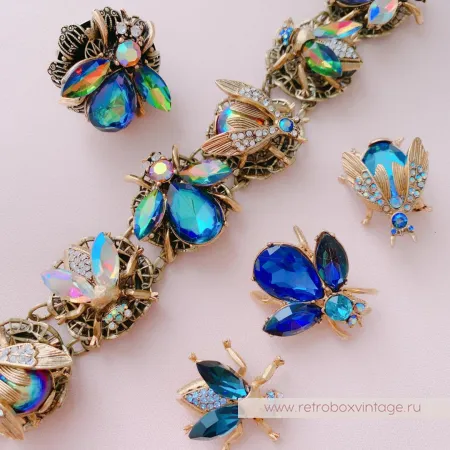 SWEET ROMANCE Кольцо «Радужная пчелка»