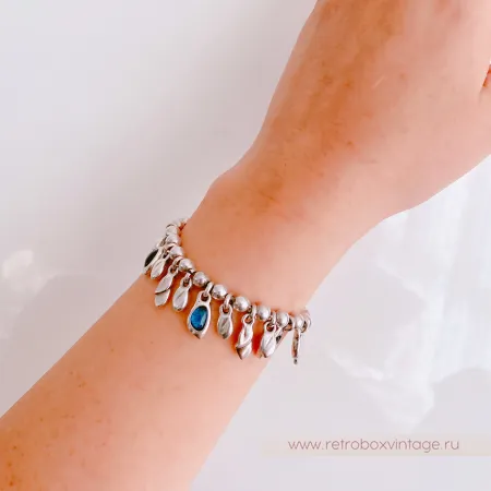 CICLON Браслет «Дыхание воды»  Calendula муранское стекло