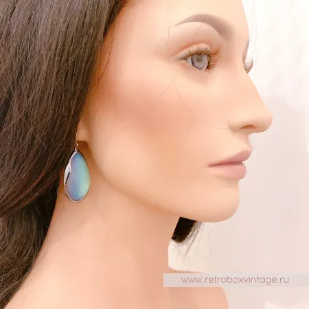 ALEXIS BITTAR Серьги "Новолуние: имперский люцит"