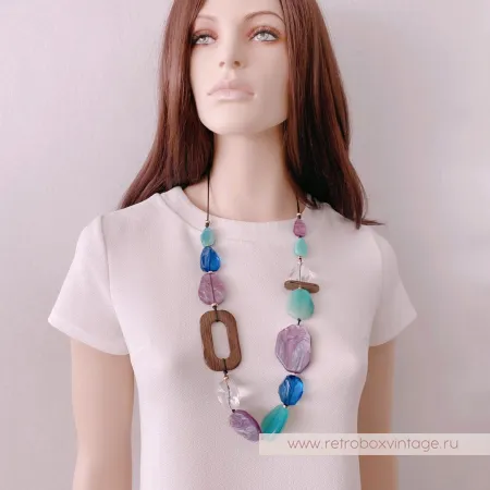 MOON PARIS Ожерелье «Шармэль» с крупными бусинами