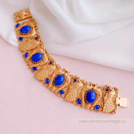 ASKEW LONDON Браслет «Синие павлины»