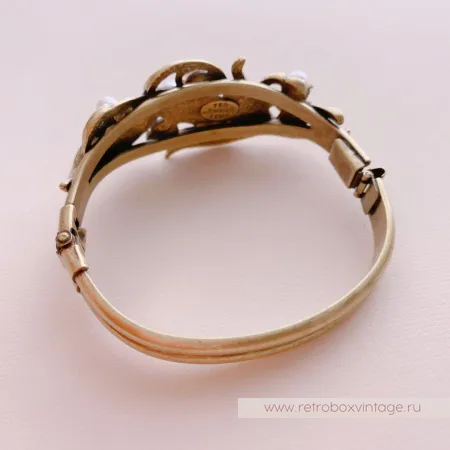 SWEET ROMANCE Браслет-каф «Жемчужные ландыши»