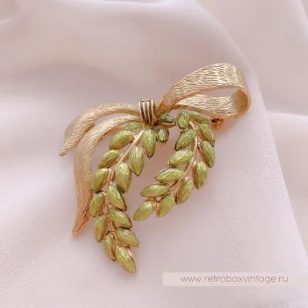 JOAN RIVERS Брошь «Весна: веточка с бантом»