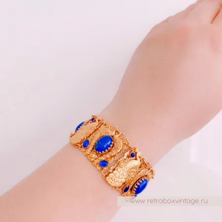 ASKEW LONDON Браслет «Синие павлины»