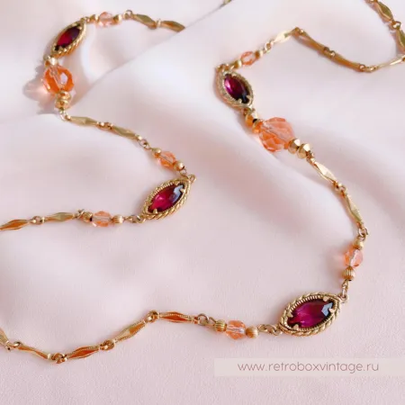 1928 JEWELRY Цепочка с безелями «Желание»